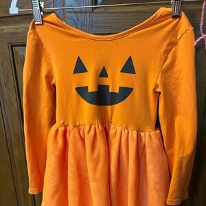 Long sleeved pumpkin dress